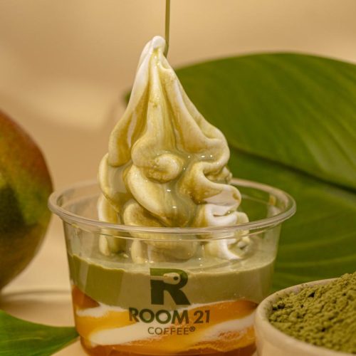 MANGO MATCHA SOFT SERVE